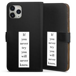 Sideflip Fodral med flap svart