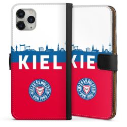 Sideflip mit langer Lasche schwarz