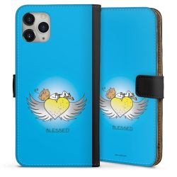 Sideflip mit langer Lasche schwarz