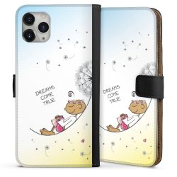 Sideflip mit langer Lasche schwarz