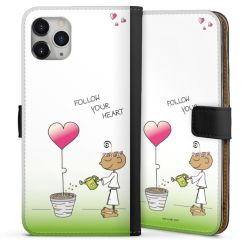 Sideflip mit langer Lasche schwarz