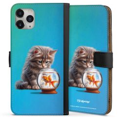 Sideflip Fodral med flap svart