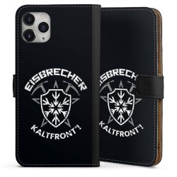 Sideflip mit langer Lasche schwarz