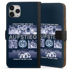 Sideflip mit langer Lasche schwarz