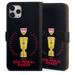 Sideflip mit langer Lasche schwarz