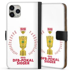 Sideflip mit langer Lasche schwarz