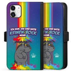 Sideflip mit Lasche schwarz