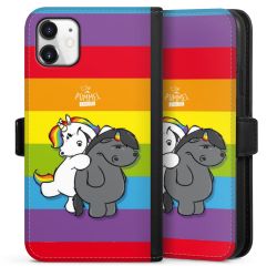 Sideflip mit Lasche schwarz