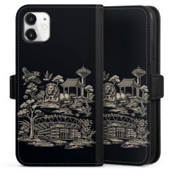 Sideflip mit Lasche schwarz