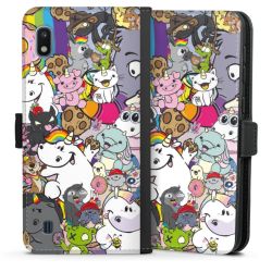 Sideflip mit Lasche schwarz