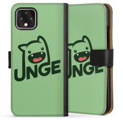 Sideflip mit langer Lasche schwarz