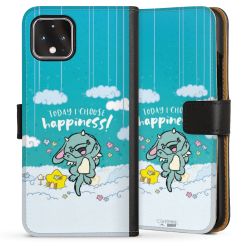 Sideflip mit langer Lasche schwarz