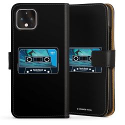 Sideflip mit langer Lasche schwarz