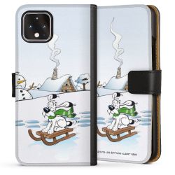 Sideflip mit langer Lasche schwarz