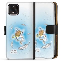 Sideflip mit langer Lasche schwarz