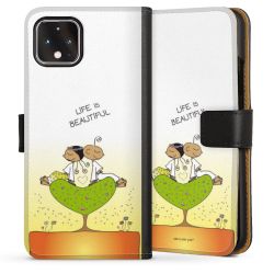 Sideflip mit langer Lasche schwarz