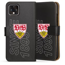 Sideflip mit langer Lasche schwarz