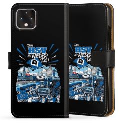 Sideflip mit langer Lasche schwarz