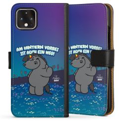 Sideflip mit langer Lasche schwarz