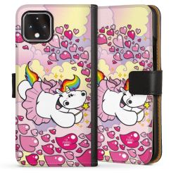 Sideflip mit langer Lasche schwarz