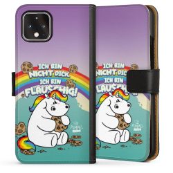 Sideflip mit langer Lasche schwarz