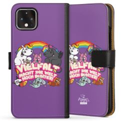 Sideflip mit langer Lasche schwarz