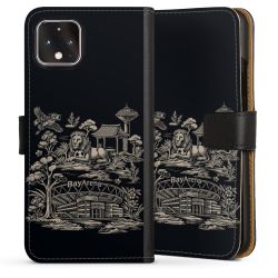 Sideflip mit langer Lasche schwarz