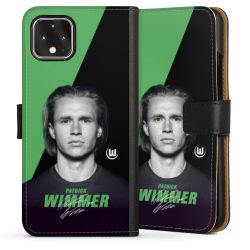 Sideflip mit langer Lasche schwarz