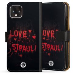 Sideflip mit langer Lasche schwarz