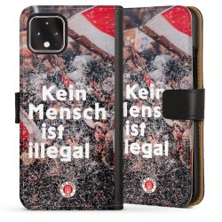 Sideflip mit langer Lasche schwarz