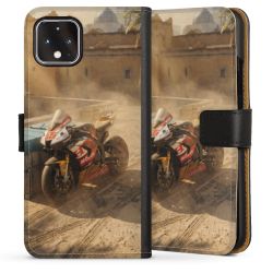 Sideflip mit langer Lasche schwarz