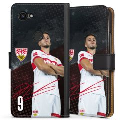 Sideflip mit langer Lasche schwarz