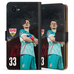 Sideflip mit langer Lasche schwarz