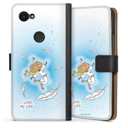 Sideflip mit langer Lasche schwarz