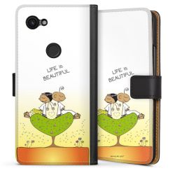 Sideflip mit langer Lasche schwarz