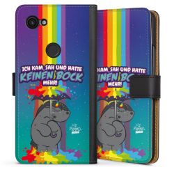 Sideflip mit langer Lasche schwarz