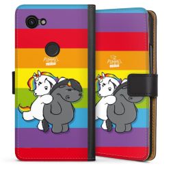 Sideflip mit langer Lasche schwarz