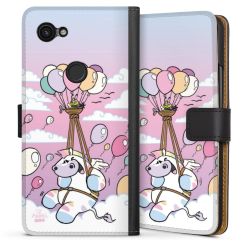 Sideflip mit langer Lasche schwarz