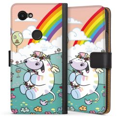 Sideflip mit langer Lasche schwarz