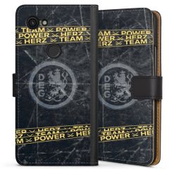 Sideflip mit langer Lasche schwarz