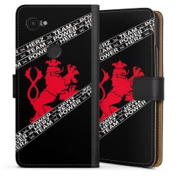 Sideflip mit langer Lasche schwarz