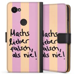 Sideflip mit langer Lasche schwarz