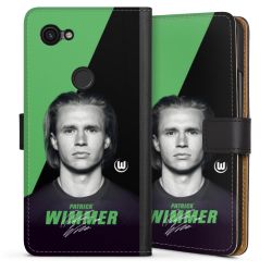 Sideflip mit langer Lasche schwarz