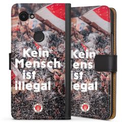 Sideflip mit langer Lasche schwarz