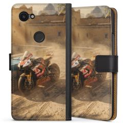 Sideflip mit langer Lasche schwarz