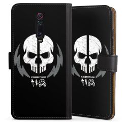 Sideflip mit langer Lasche schwarz