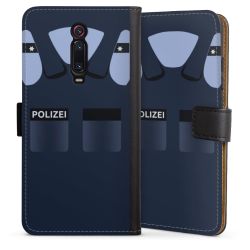 Sideflip mit langer Lasche schwarz