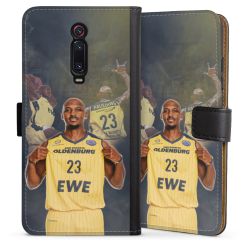 Sideflip mit langer Lasche schwarz