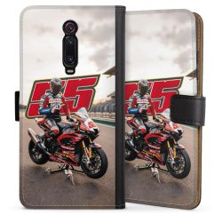 Sideflip mit langer Lasche schwarz