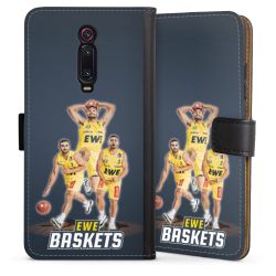 Sideflip mit langer Lasche schwarz